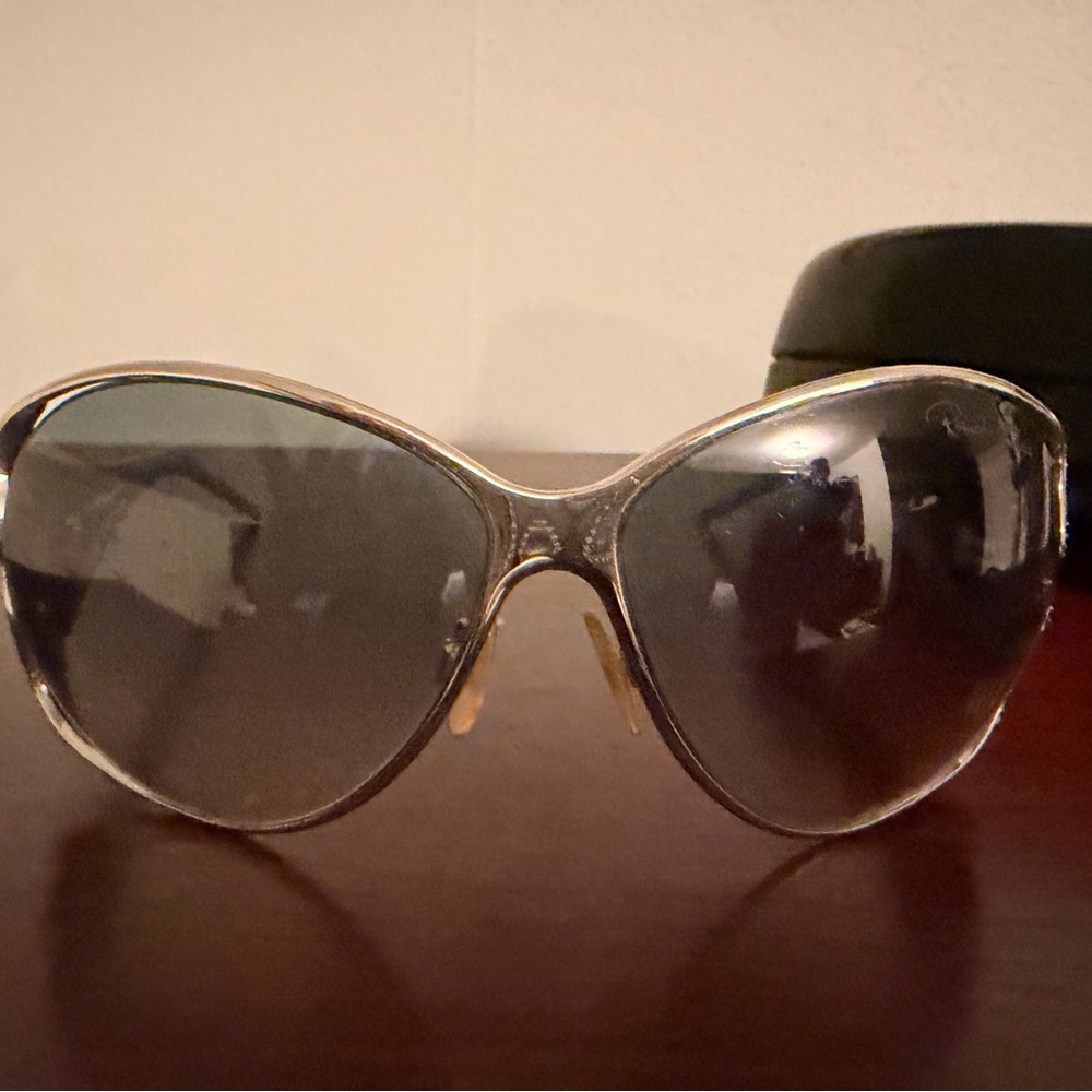 Class Roberto Cavalli Gold Sunglasses with Black Lenses